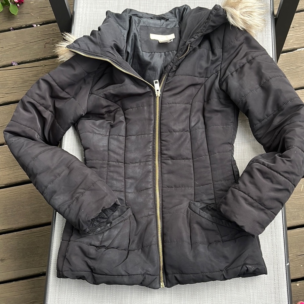 H&M Black Winter Coat